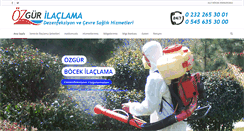 Desktop Screenshot of izmirdeilaclamasirketleri.com
